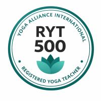 Certyfikat Registered Yoga Teacher 500 (RYT 500) Yoga Alliance – Ewa Michałowska.